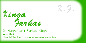 kinga farkas business card